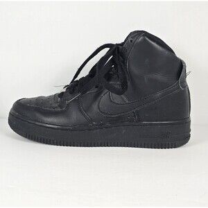 Nike Boys Air Force 1 High LE DH2943-001 Black Basketball Shoes Sneakers 4.5Y
